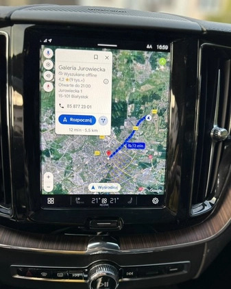 Volvo XC 60 cena 159900 przebieg: 18900, rok produkcji 2022 z Białystok małe 781